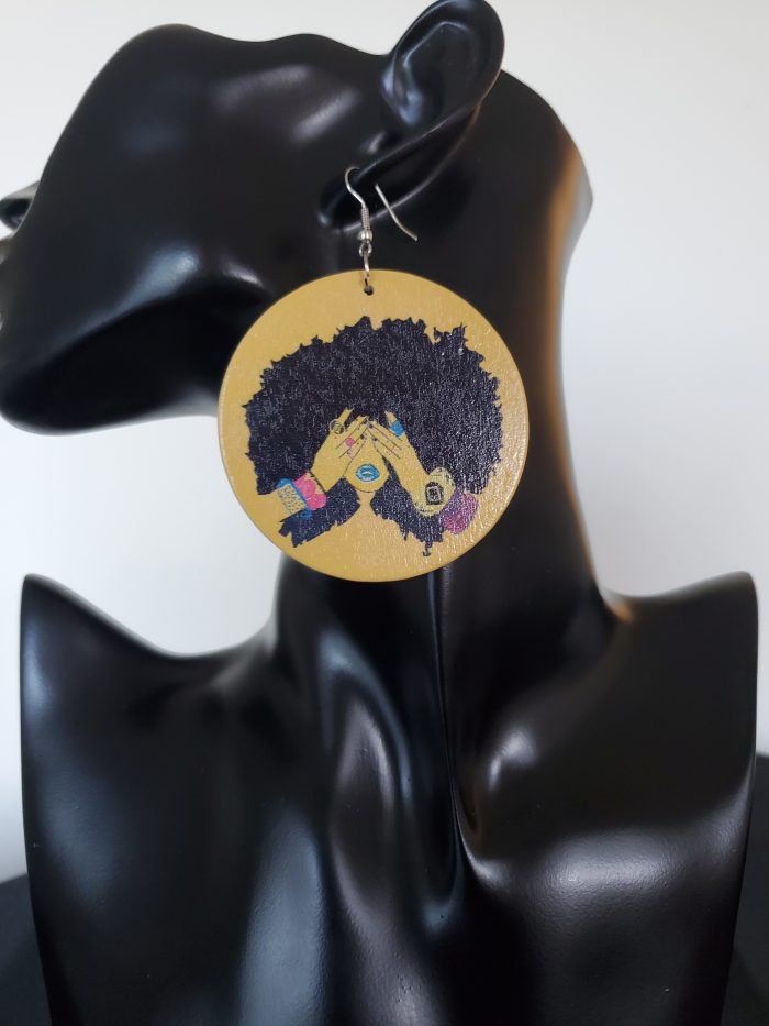 Yellow Beauty | Afrocentric earrings | Afrocentric jewelry | Afro earrings | $5 Sale