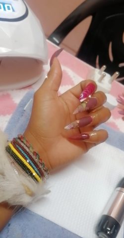 Pretty long nails