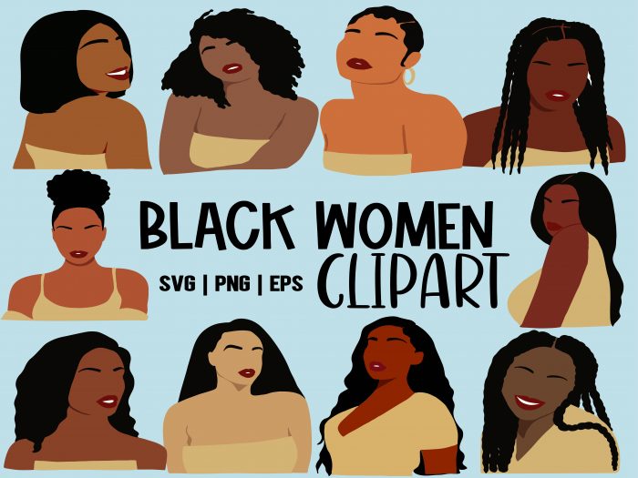 Black Women Clipart