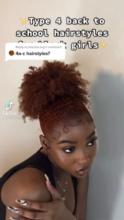 Back to school hairstyles ideas for black women, 4c edition