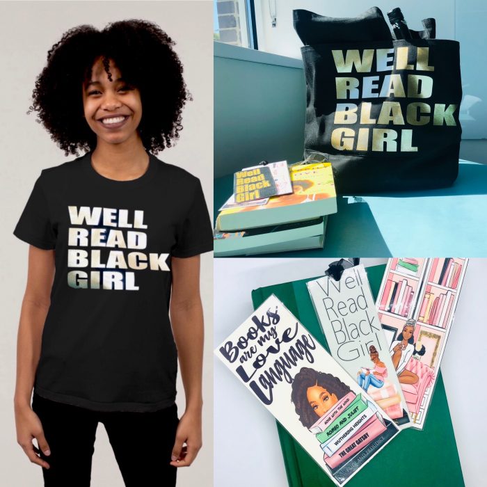 Well-read black girl tshirt, T-shirt, bookmarks and more! Shop SewSoDef on Etsy