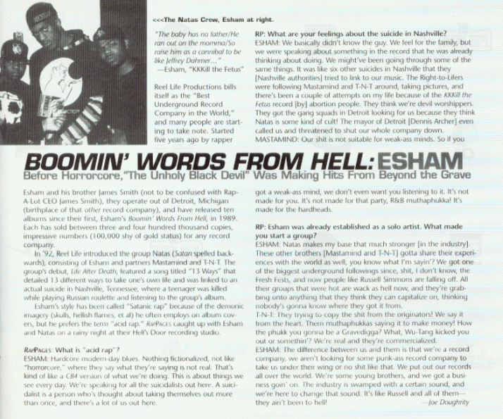 Esham, Boomin Words From Hell Full Album Zip