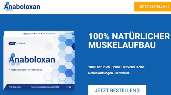 Anaboloxan Deutschland Bewertungen: Inhaltsstoffe, Wirkungsweise, Vorteile & Kauf?