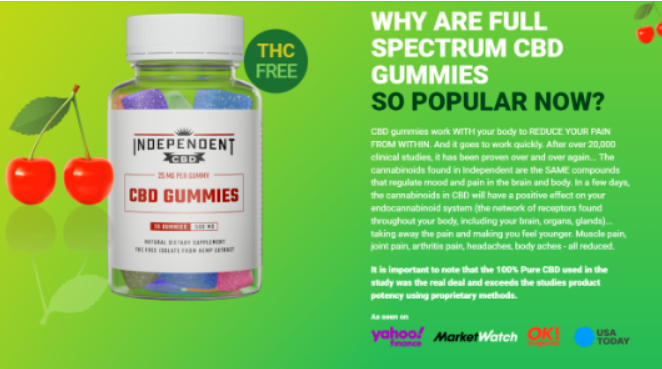 Independent CBD Gummies Reviews (2022) Does It Help With Chronic Pain Relief?