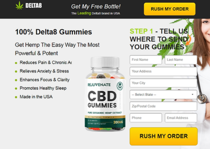 Rejuvenate CBD Gummies Advantage Of Official Website