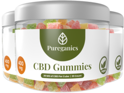 Pureganics CBD Gummies {100% THC Unique CBD Blend} Relieve Anxiety & Stress, Reduce Pain &am ...