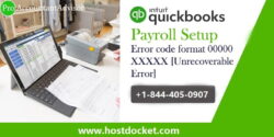 How to Fix Payroll Setup Error code format 00000 XXXXX [Unrecoverable Error]?