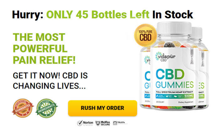 Vidapur CBD Gummies – Effective Product Good For You, Where To Buy!