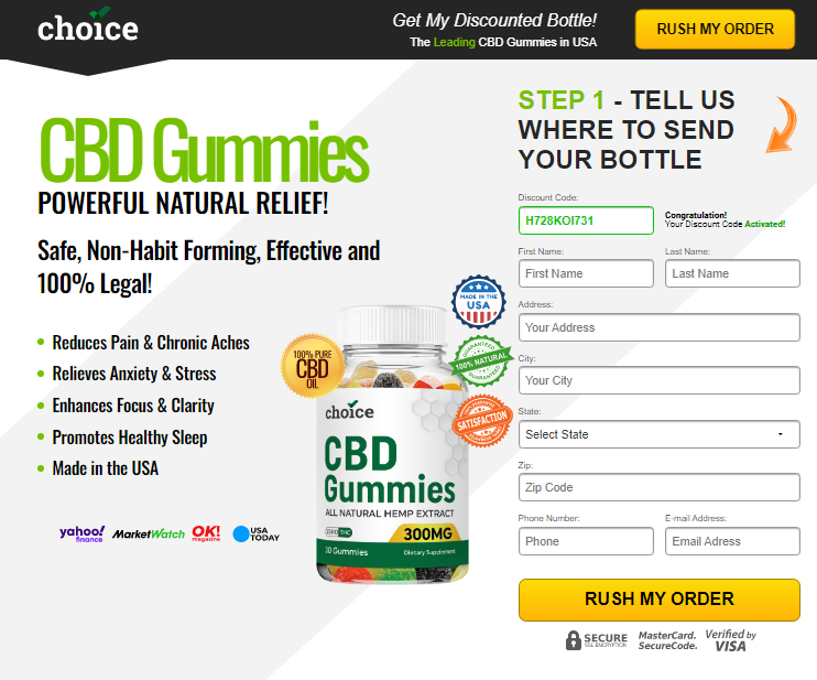 Choice CBD Gummies Reviews [SCAM OR LEGIT] Benefits Exposed Price Side Effects & Where to Buy?