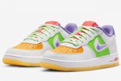 2023 New Nike Air Force 1 Low GS White Mult FD1036-100