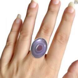 A Perfect and Special Red Botswana Agate Ring for Women | Rananjay Exports