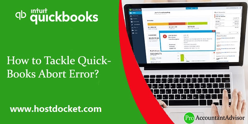 why does quickbooks keep aborting